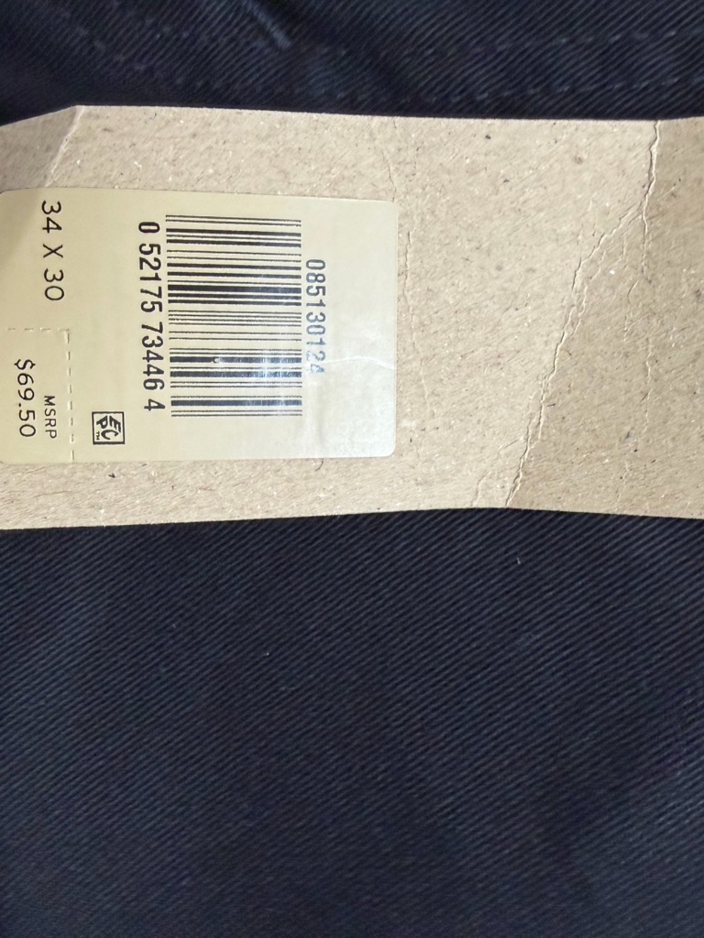 Levi’s 513 Slim Straight Jeans Men’s 34x30 Black Stretch Denim NWT - Picture 3 of 7